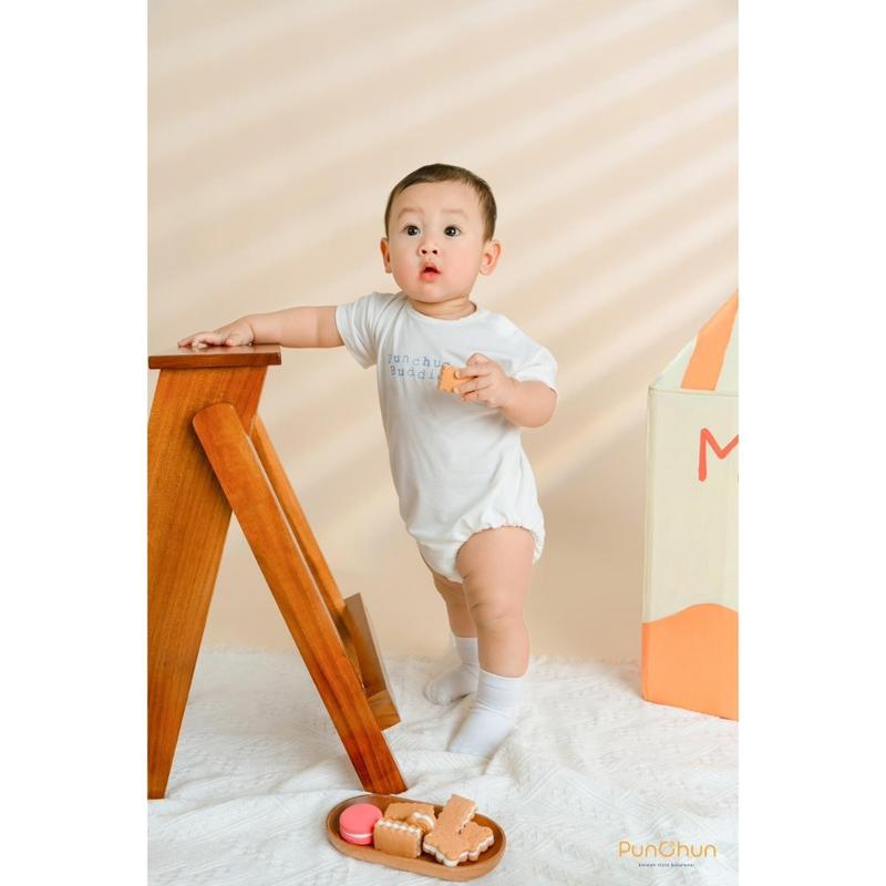 Body Chip Cộc Tay Punchun Chất Liệu Vải Pettit Mềm Mát Cho Bé Trai Và Gái