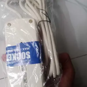 Stop Kontak 2 3 4 5 Lubang Kabel Myled Colokan Cabang Tembaga 1,5M 3M 5M Meter Saklar SNI Stopkontak