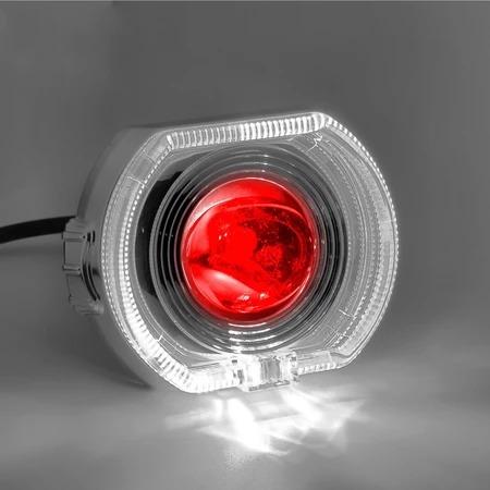 Product Introduction of Lampu Proje Biled 45 Watt 4.5 Inch/Biled Projie 4.5 inch Cut Off High Low Universal Bisa Motor Mobil Waterproof/LASER CUT OFF HIGH LOW PLUS SHROUD DEVIL 18
