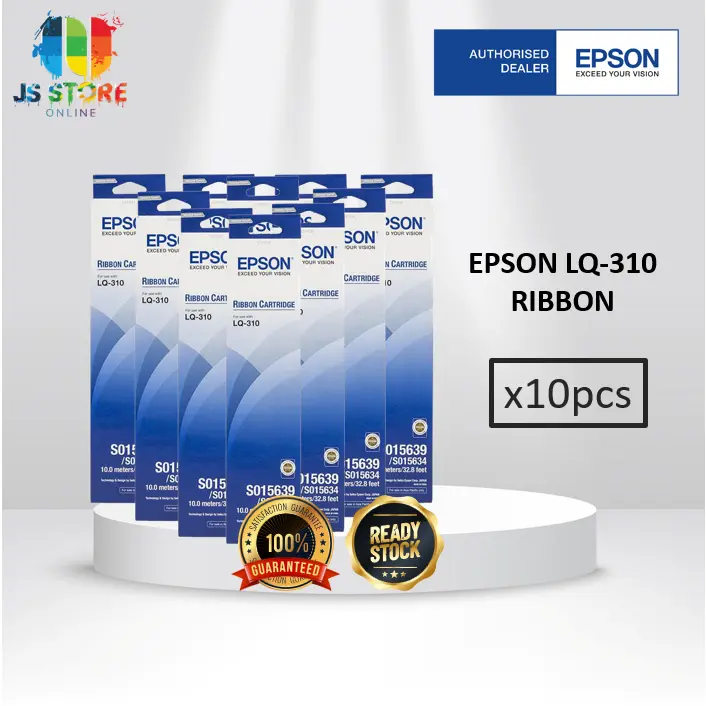 [READY STOCK] 10pcs Epson LQ-310 Ribbon S015639 x10pcs /LQ31 - TikTok ...