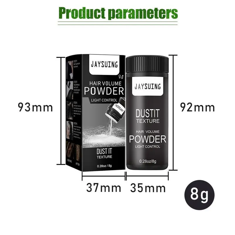 Jaysuing Hair Powder - Bubuk Bedak Rambut Fluffy untuk Menambah Volume dan Tidak Lengket 1