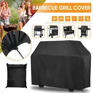 Grill Cover Waterproof BBQ Gas Grill Cover Polyester Easy On Off Dustproof Fade Resistant for Weber Char-Broil Nexgrill and More - 190CMX71CMX117CM