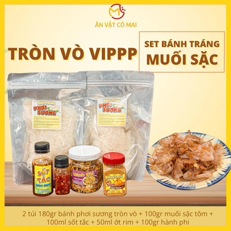 (COMBO TRÒN VÒ VIPPP) Bánh Tráng Muối Sặc VIPPP Cô Mai, Ăn Vặt Cô Mai