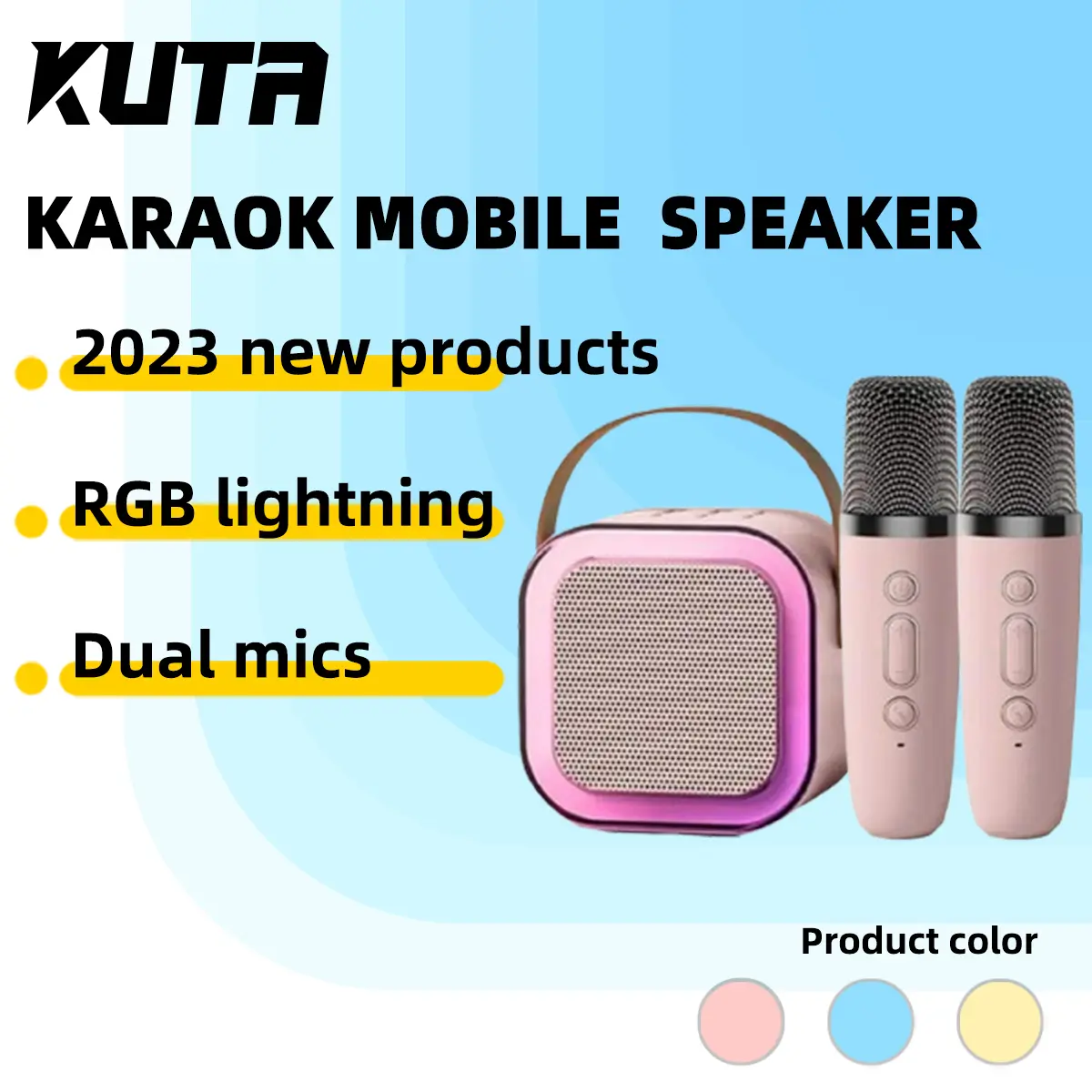 （ SG Ready COD）12 Portable Microphone Audio Integrated Microphone Home Karaoke Home Wireless Bluetooth Speaker  Karaoke Set Charging Connection Mobile Digital Rechargeable Noise Headset Birthday Card Usb Portable Wireless Karaoke Mic Set