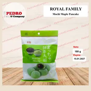 Royal family matcha mochi 120 gram - moci rasa teh hijau