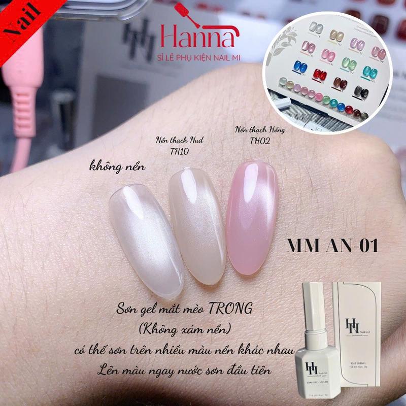 Mắt mèo mắt mèo ánh nước nền trong mắt mèo cực quang Hottrend siêu sáng HN Gel - Nail