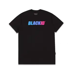 Black ID - T shirt Pria Lengan Pendek Hitam | Ts Moss