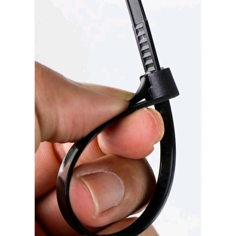 Kabel Ties Pengikat Barang Bisa Dibuka Dipakai Digunakan Ulang 25cm 30cm Tebal 8mm Klem Cable Reusable 100pcs 1