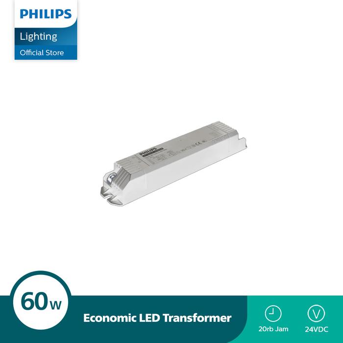 Gambar Philips Driver Adaptor LED Strip Economic Transformer 60W 24V Travo Power Supply dari Philips Lighting Indonesia Kota Administrasi Jakarta Utara Tokopedia
