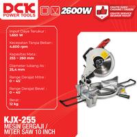 Gambar DCK KJX255 Mesin Gergaji / Miter Saw 10" dari Drill&Co Kota Administrasi Jakarta Barat 2 Tokopedia