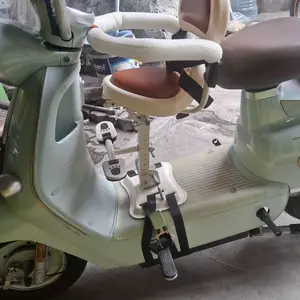 BEIGE Kursi Motor Anak Matic Kursi Boncengan Anakmotormatic Kereta Kursi Anak Sepeda Motor Sabuk Pengaman