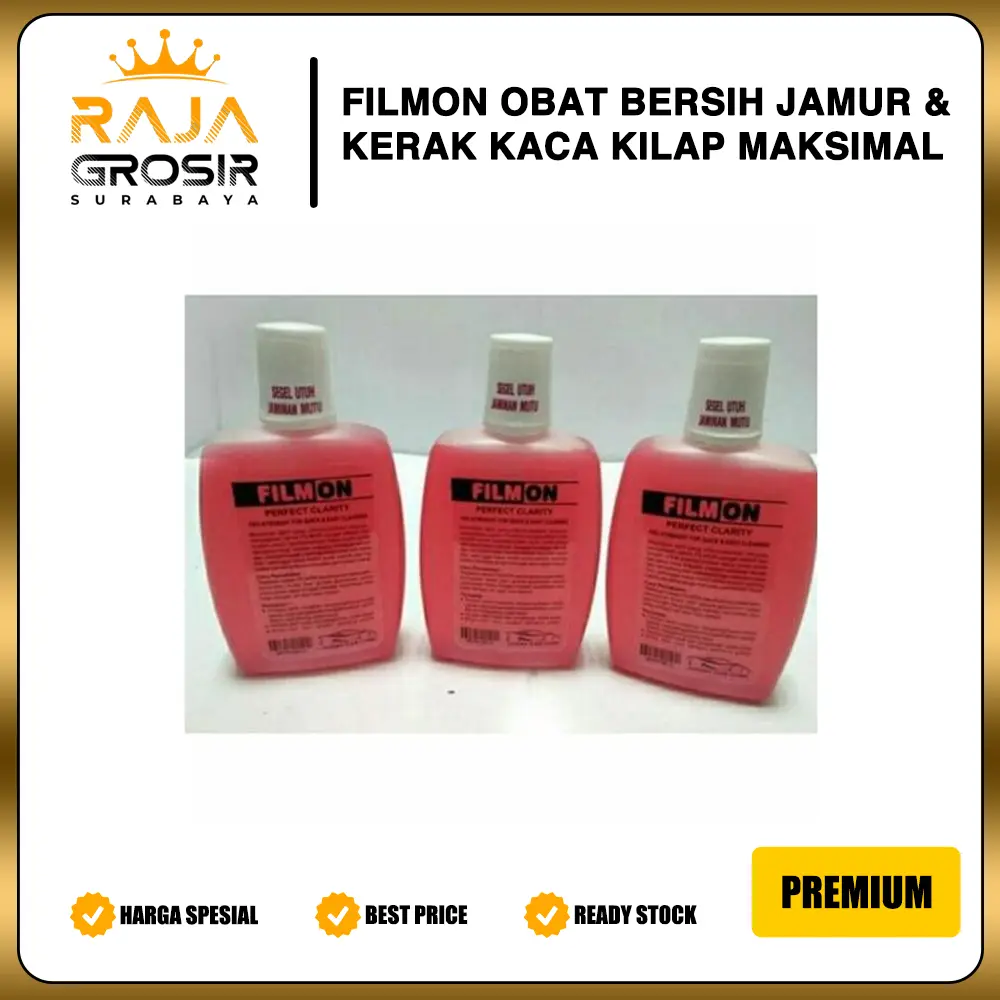 Filmon  Obat Pembersih Jamur & Kerak Kaca Mobil - Kilap Maksimal & Perlindungan Ekstra