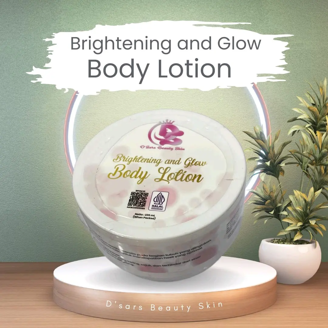 brightening and glow body lotion D'sars beauty skin