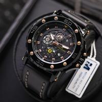Gambar SEVEN MINUTE M798 JAM TANGAN PRIA ORIGINAL SPORT COWOK TAHAN AIR KULIT QUARTZ - SILVER BLACK-HITAM dari Seven minute Kota Administrasi Jakarta Utara 2 Tokopedia