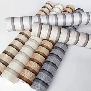Wallpaper Stiker Kayu Garis Premium – Anti Air & Mudah Dipasang | Motif Elegan untuk Dinding & Furnitur Motif WPC Salur Kayu Uk 45cm x 7mtr