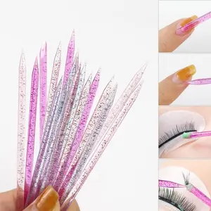 Tongkat Kristal 9,5 cm x 0,4 cm Hadiah Sempurna untuk Koleksi Aksesoris Anak-anak dengan Bahan Plastik Berkualitas Tinggi dan Warna Acak Menarik