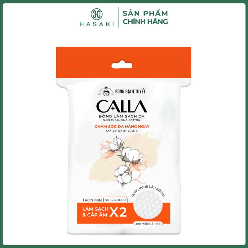 [Deal Sốc] Bông Tẩy Trang Bông Bạch Tuyết Calla 3D Túi 200 Miếng | HASAKI BEAUTY