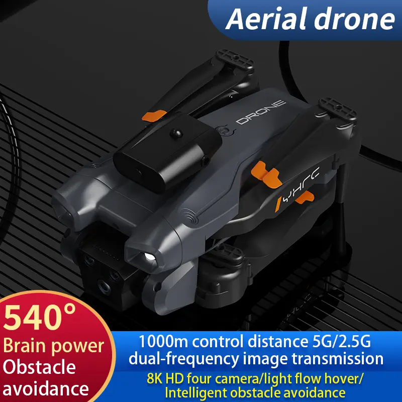 P13 UAV Kamera Ganda Definisi Tinggi Pengelakan Halangan Aliran Optik Mudah Alih Kawalan Jauh Mainan - Accessories Toy Kamera Drone Silicone Camera Electronic