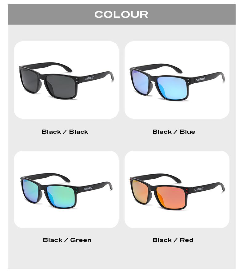 Product Introduction of SHIMANO Polarized Sunglasses Unisex UV400 Suitable Eyewear  Men Women Cycling Hiking Camping Sun Glasses 8