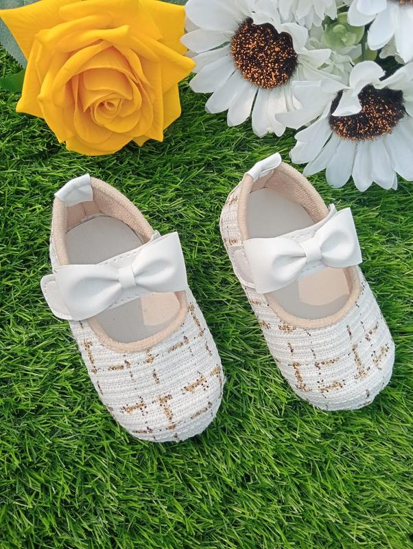 SEPATU PREWALKER BABY PREMPUAN MOTIF PITA GARIS UNTUK USIA 0-12 BULAN 1