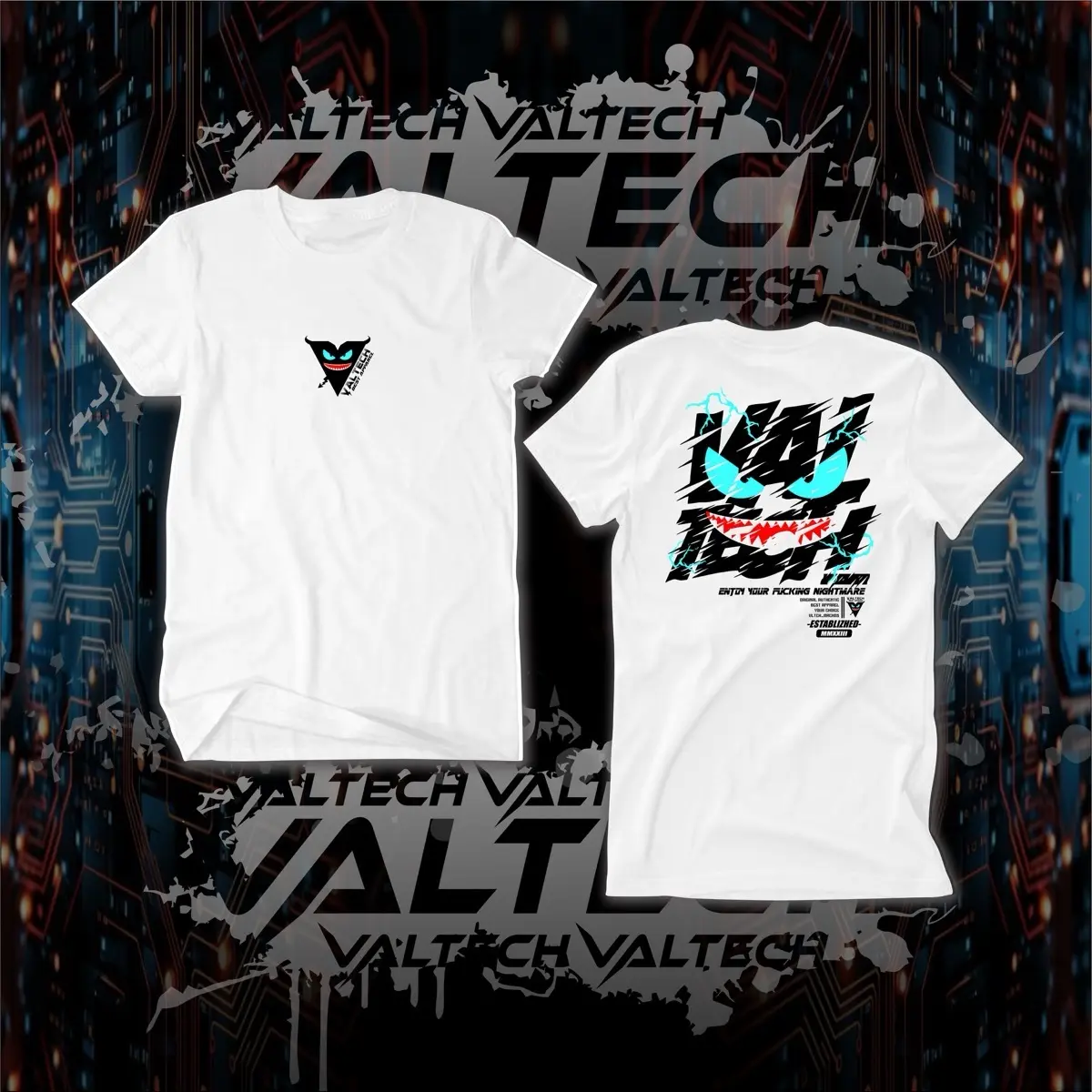 T-SHIRT VALTECH_GANK - KAOS PRIA - KAOS DISTRO 100% KATUN COMBED 24S