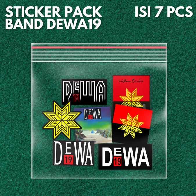 STIKER BAND DEWA19 / STIKER PACK BAND INDONESIA DEWA 19 - STICKER DEWA19 0