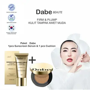 suncreen Dabe beaute spf50 dan cushion Dabe Perawatan Wajah