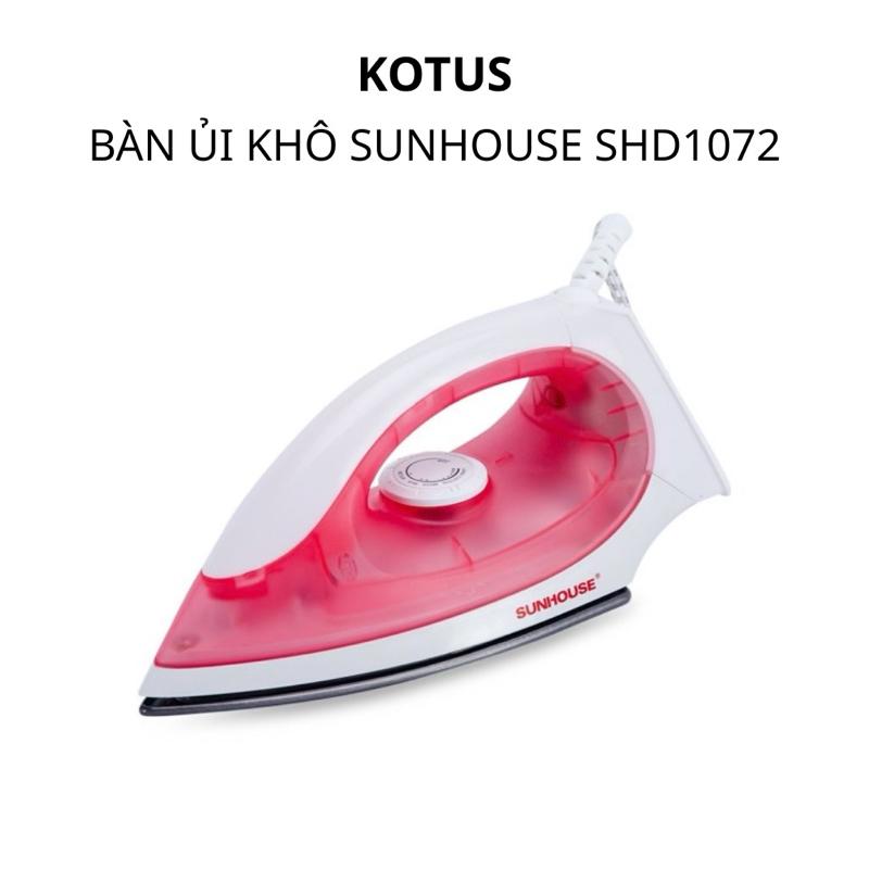 Bàn ủi khô bàn là 1200W Sunhouse SHD1072 - Mặt đế chống dính