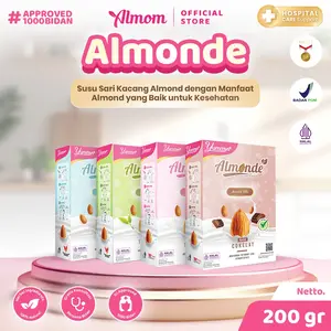 ALMONDE BOX - Susu Almond Kaya Asam Folat - Nutrisi Lengkap | Minuman Sehat Rendah Gula