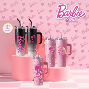 COD Tumbler Barbie Bow MSVLL(1200ml) Ready Stock — Tumbler Jumbo dengan Sedotan, Kapasitas Besar, Desain Menarik, Praktis untuk Mobil, Kantor, Rumah, dan Olahraga  N312