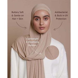 Selendang rajutan berjalur elastik bernafas serat buluh untuk wanita lembut berwarna solid tudung berjalur tahan kedutan terbaru untuk gaya harian Bawal Premium Cotton Voile Sedondon Dewasa & Remaja & Kanak-Kanak Sulam Tangan Tarik Benang Kelantan Songket