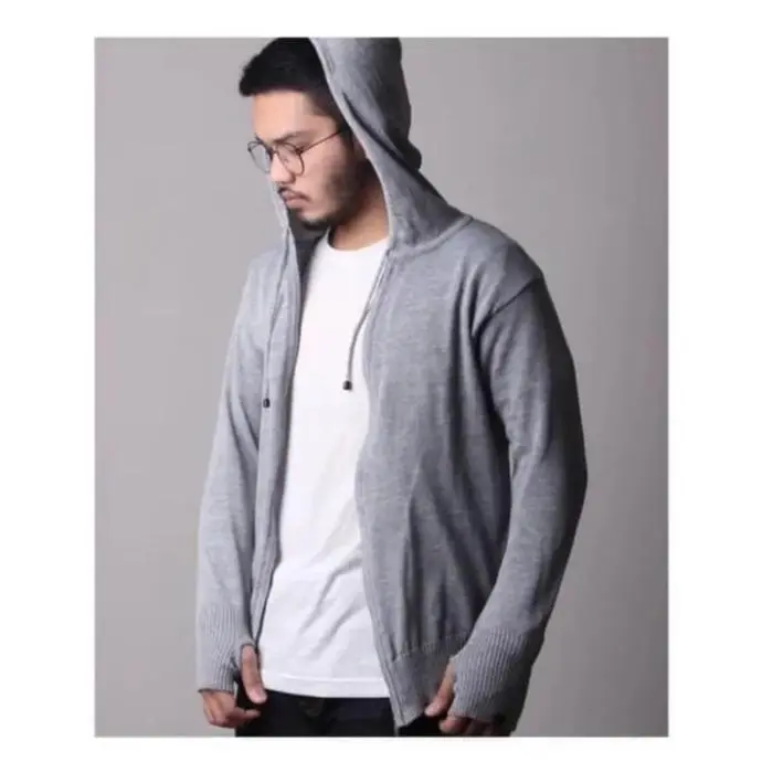 SWEATER RAJUT ARIEL POLOS/ RAJUT BAHAN BAGUS/KUALITAS OK/HARGA MURAH/ Pria Hitam Baju sweater hoodie cowok 4