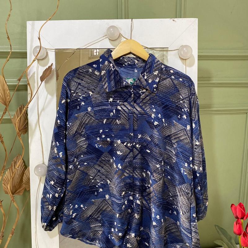 Atasan kemeja polos dan motif (semua warna tanyakan) 7
