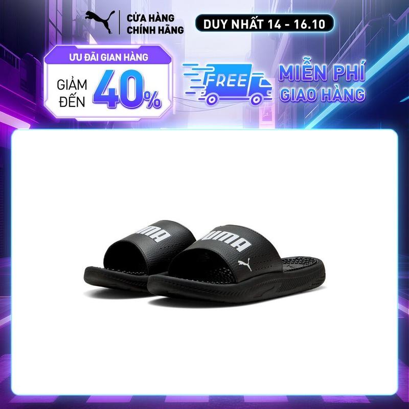 Dép quai ngang Softride Massage cho nam Màu Đen Puma Black-Puma White