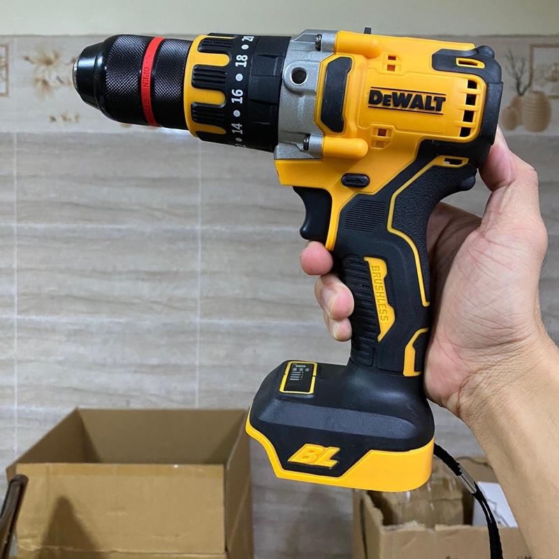 Thân máy khoan pin 13ly Dewalt 3 chức năng siêu mạnh sử dụng chân pin phổ thông có khoá trục