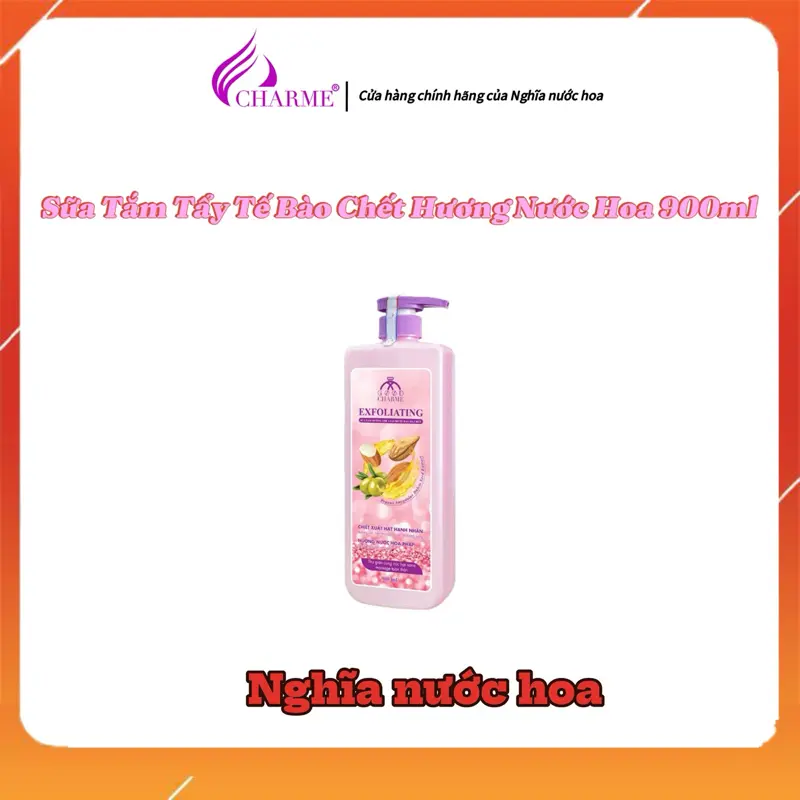 Sữa Tắm Tẩy Tế Bào Chết Hương Nước Hoa 900ml