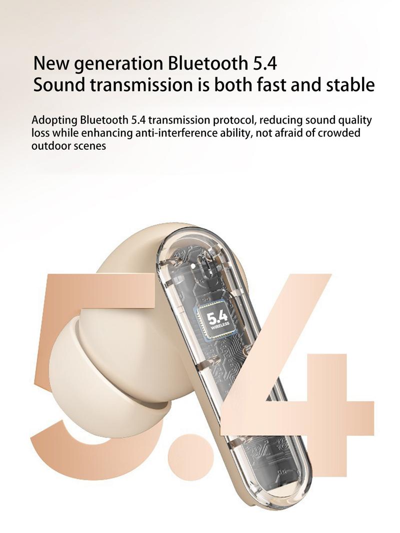 Product Introduction of Wireless Earphone, In-ear Design Earbuds with Charging Case, Noise Cancelling Headphones, Bluetooth-compatible Earbuds for Gaming, Sports, Office 4