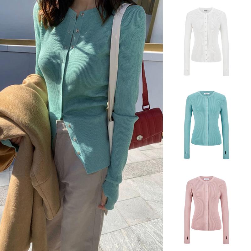  Áo Cardigan Dệt Kim Nữ Hoàng Moses Ôm Sát Dành Cho Phụ Nữ Màu Trắng Hàn Quốc Thích Hợp Mặc Hàng Ngày Phong Cách Đường Phố Quán Cà Phê Hẹn Hò Bạn Gái Áo Tươi Mới Và Dễ Phối Đồ # 59976 