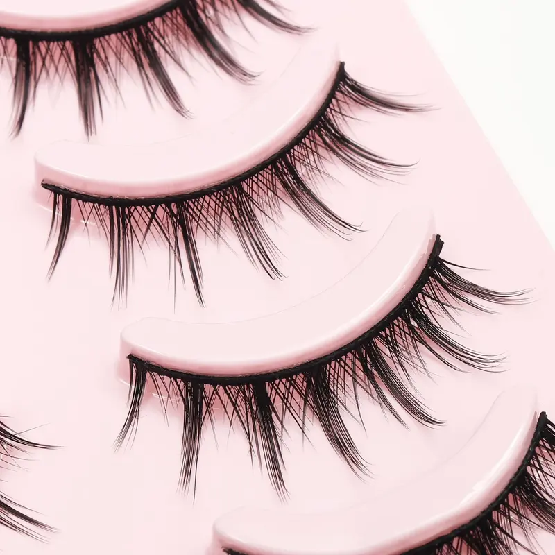 LANIAKEA 5 Pasang Fake Lashes Natural Bulu Mata Palsu Korea 3D Eyelash Extension Bulumata 3