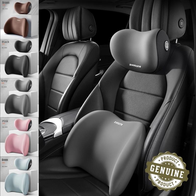 Gối Cổ Tựa Đầu Ô Tô, Tuyệt Vời, Bảo Hành Thật, Cấp Không Khí, Phù Hợp Mọi Mùa, Hỗ Trợ Lưng Gối Bằng Memory Foam 3D, Phụ Kiện Ô Tô, A055