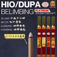 Gambar Zhong Jia Xiang Cap Kodok - Hio / Dupa Belimbing PLATINUM 15 Jam Panjang 90 cm Isi 3/9/12/15 Batang Untuk Sembahyang Atau Pengharum Wangi Aromatherapy 4 Aroma 4 Warna Merah Kuning Putih Hitam Diameter 22 mm - aloes, merah, 3 batang dari Zhong Jia Xiang Kota Administrasi Jakarta Barat 1 Tokopedia