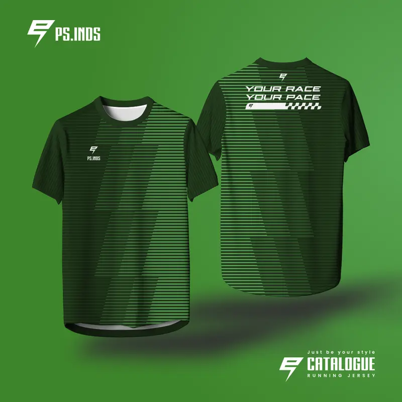 Jersey Running Kaos Lari Custom Super Ringan Ringan Unisex Dry Fit FullPrinting Ultra Light Running Cepat Kering Lari Olahraga J9Q4 baju runing 5