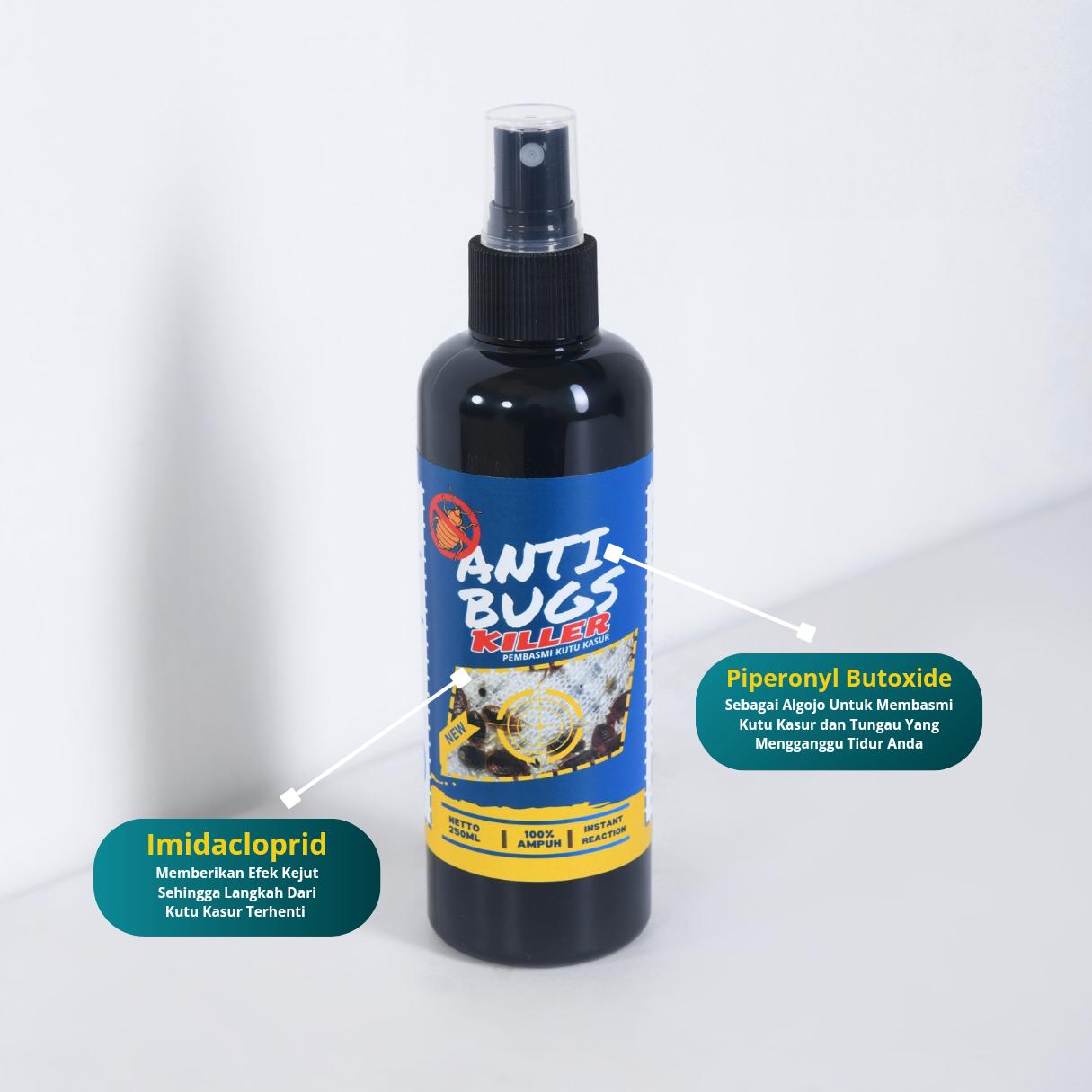 Pembasmi Kutu Kasur Tungau Obat Kutu Busuk Tinggi Tumbila 250ml Garansi Uang Kembali
