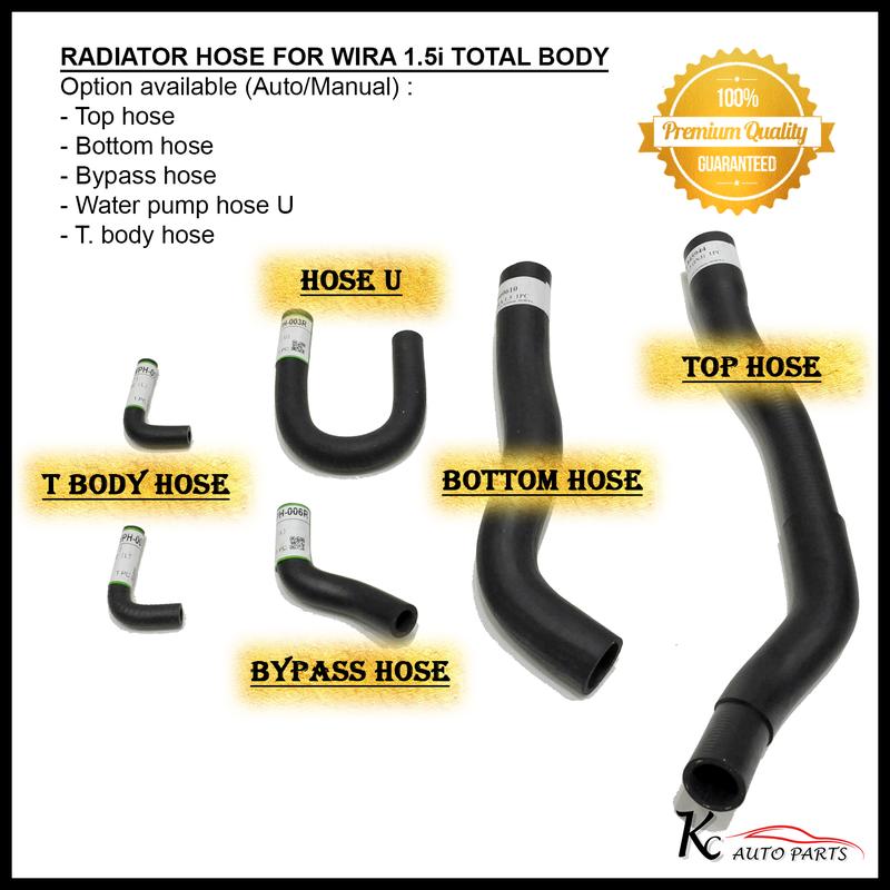Radiator Hose for Wira 1.5i 1.3i Total Body - TikTok Shop Malaysia