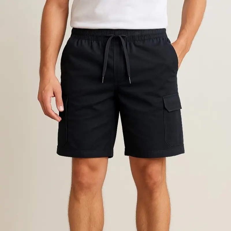 QUẦN SHORT KAKI THUN TÚI HỘP NAM LƯNG THUN VẢI CAO CẤP 2