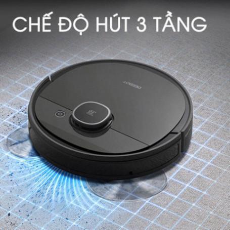 Robot Hút Bụi Lau Sàn Nhà Thông Minh 3in1 Tiện Dụng , Máy Hút Bụi Mini