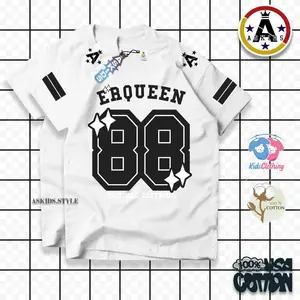 BLUESTART Baju Kaos Anak Laki-Laki Distro Baseball 88 Terbaru Usia 1-14 Tahun