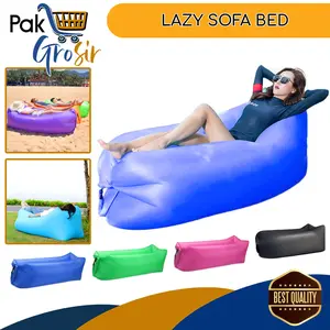 PG Lazy Bag Air Sofa Bed Lazybag Lamzac Kasur Santai Sofa Angin Pantai