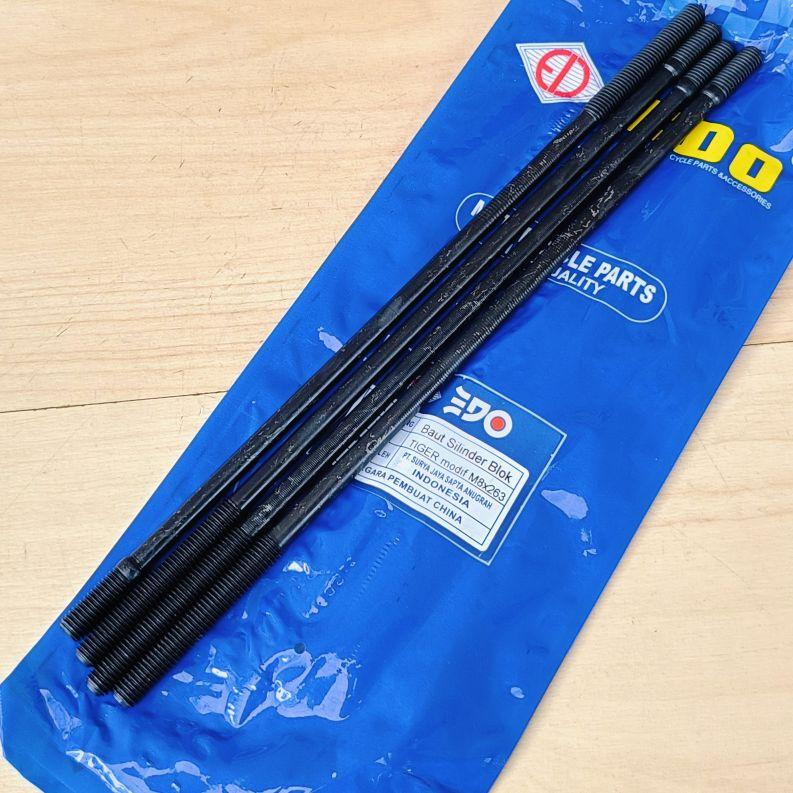 Baut Sunduk Ancer Tiger Ffa Edo Panjang 26,3 cm M8 Gl Megapro