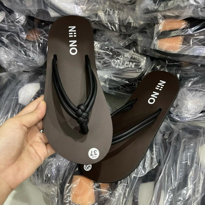[ND04] FORM NHỎ Dép kẹp trơn nữ quai da đế bằng, dép xỏ ngón DéP GiàY Shoes 0